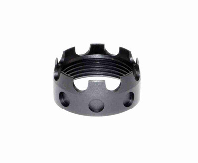 Black Aluminum Crown Castle Nut