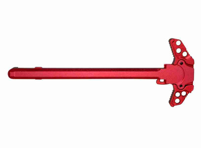 Presma Ambidextrous AR-10 LR .308 Red Charging Handle