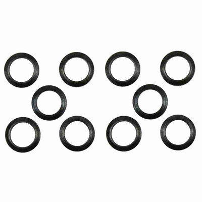 10 Pack Black Oxide Finish Steel Crush Washers
