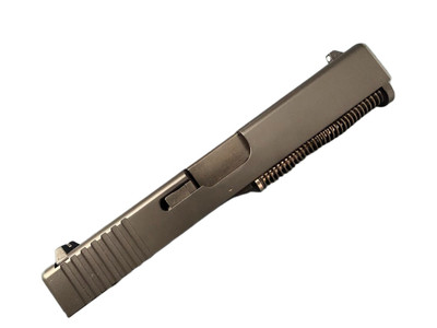 Complete Assembled Glock 23 Rear Serrated Slide Black Nitride Barrel Regular Sights