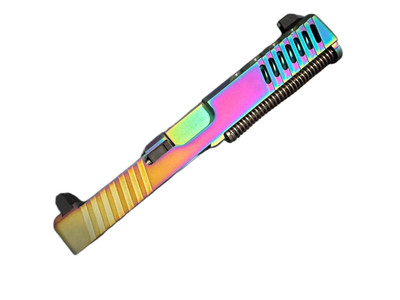 Complete Matrix Arms Alpha RMR Slide Glock 17 Gen 1-3 Chameleon Barrel Tall Sights