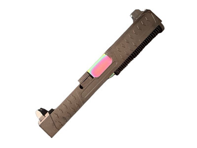 Complete Assembled Glock 19 Diamond Grip RMR Slide Tall Sights Rainbow Barrel