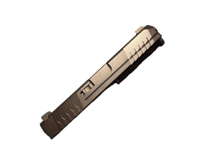 Polymer80 Complete Assembled Black Serrated Slide Steel Sights Nitride Barrel for Glock 19 Gen 3