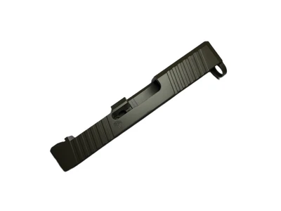 LFA Olive Drab Green RMSc Chamfered Stripped Slide for Glock 43 Pistols