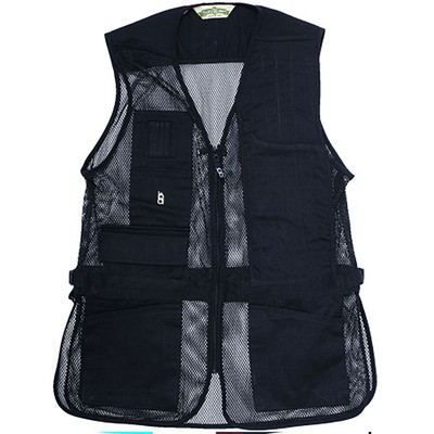 Bob Allen Full Mesh Shooting Vest Black Right Hand, XL