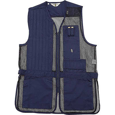 Bob Allen Full Mesh Shooting Vest Navy Right Hand, 3XL