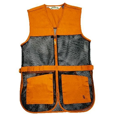 Bob Allen Full Mesh Dual-Pad Shooting Vest Orange, L