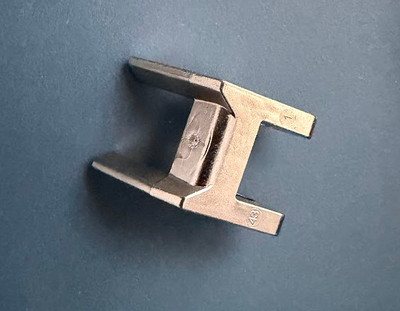 Nickel Plated Locking Block for Glock 42, 43, 43X, 48 Slimline Pistols