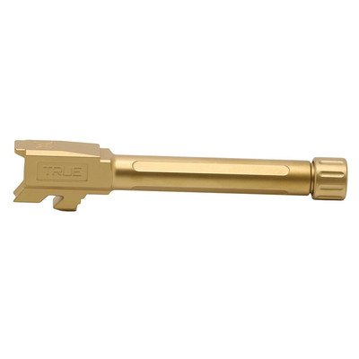True Precision Hellcat Pro 3.7'' Threaded Barrel 1/2''X28 Gold TIN
