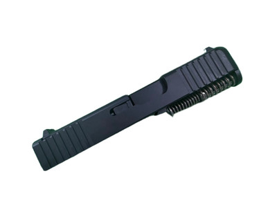 Assembled Bullnose Black Nitride Slide for Glock 26 Gen 3-4 Nitride Barrel