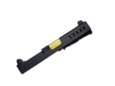 Assembled Vented RMR Slide for Glock 19 Gen 3 — Black, Tall Sights, Titanium Nitride Barrel