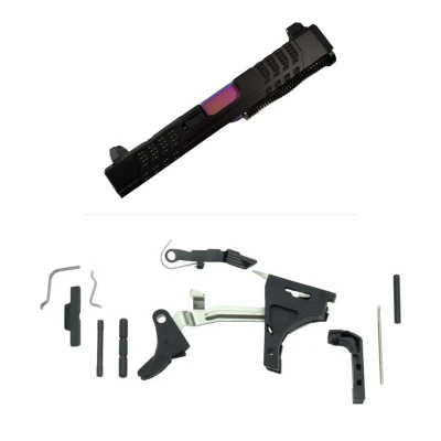 Assembled RMR Slide for Glock 19 Gen 3 — Oil Slick PVD Barrel with Frame Parts Kit