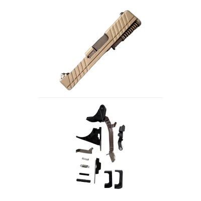 Assembled ODG Combat Windowed RMSc Slide for Glock 43/43X with Frame Parts Kit