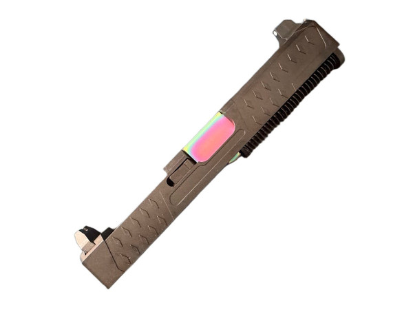 Complete Assembled Glock 19 Diamond Grip RMR Slide Tall Sights Rainbow Barrel