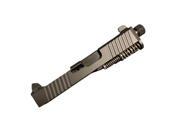 Complete Assembled Chamfered RMR Slide Glock 26 Tall Sights Threaded Barrel