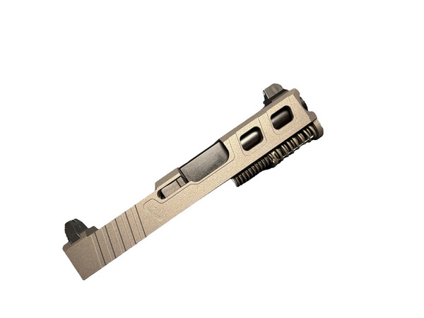 Complete Assembled Tungsten LFA Elite Glock 26 Slide Tall Sights Flush Cut Barrel