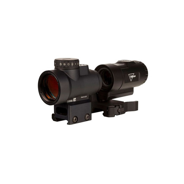 MRO HD 1X25 RED DOT SIGHT W/3X MAGNIFIER COMBO BLACK