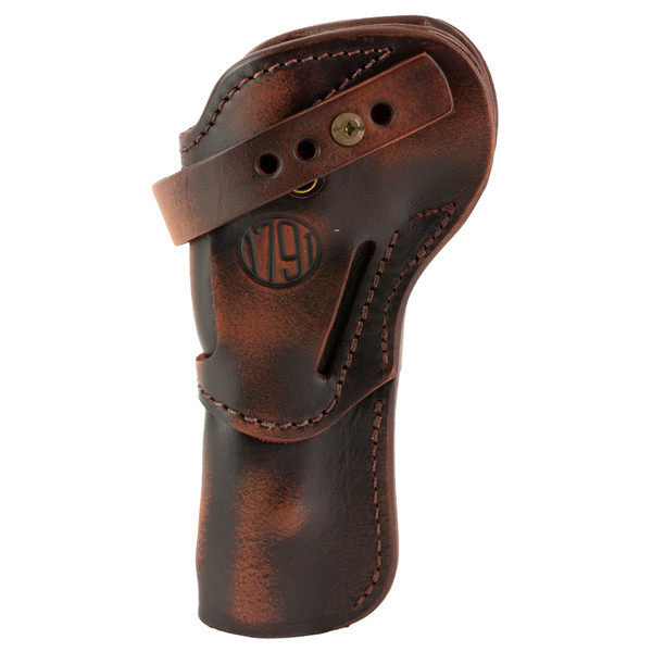 1791 Gunleather Single Action Revolver Holster — Vintage Brown, Ambidextrous, Size 5.5"
