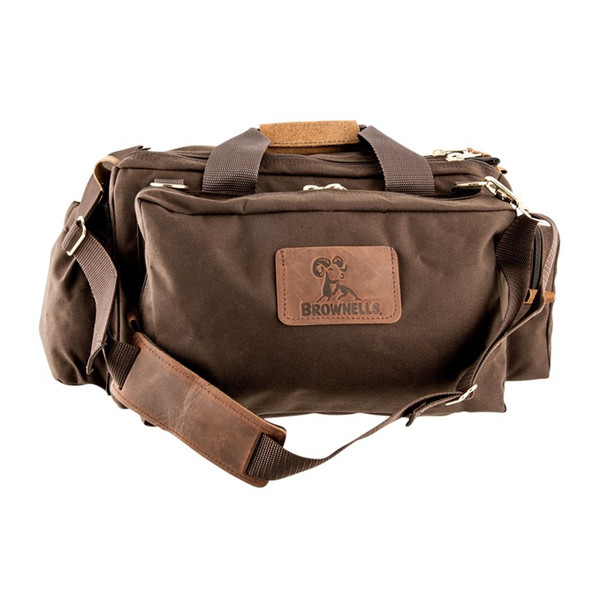 Brownells Signature Series Shooting Bag — Dark Brown