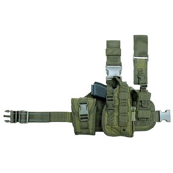 Cactus Jack Tactical Drop-Leg Holster with Mag Pouch — OD Green