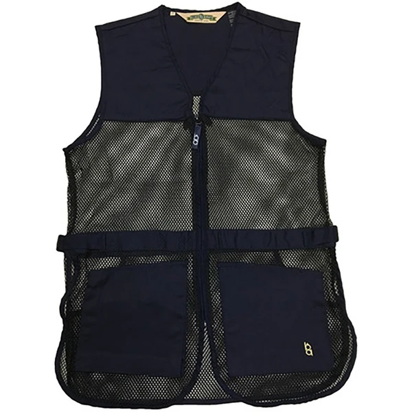 Bob Allen Full Mesh Dual-Pad Shooting Vest — Navy, 3XL