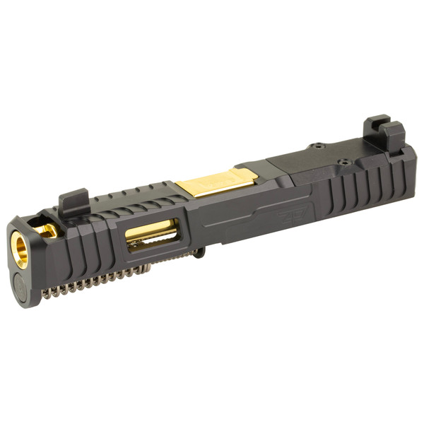 Zaffiri Precision IBS Complete Slide for Glock 19 Gen 5 Black/Gold