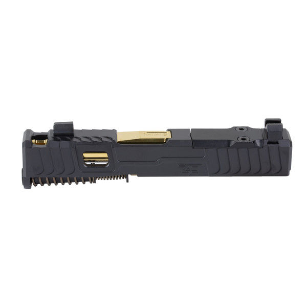 Zaffiri IBS Compensated Slide for Glock 43X — Black/Gold | 3CR