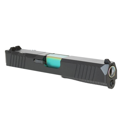 Assembled Zoom RMR Slide for Glock 19 Gen 3 — Oil Slick, Std Sights