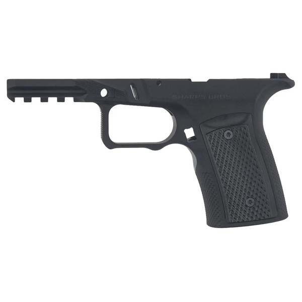 Sharps Bros Grip Module for Ruger RXM — Anodized Black with Blacked-Out Panels