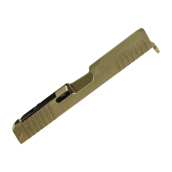 Lone Wolf Dusk RMR stripped slide for Glock 19 Gen 3, Flat Dark Earth PVD