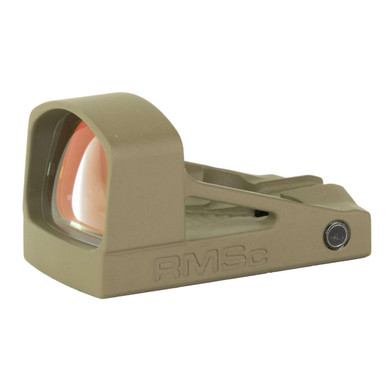 Shield Sights RMSc Glass Edition Reflex Sight FDE 4 MOA
