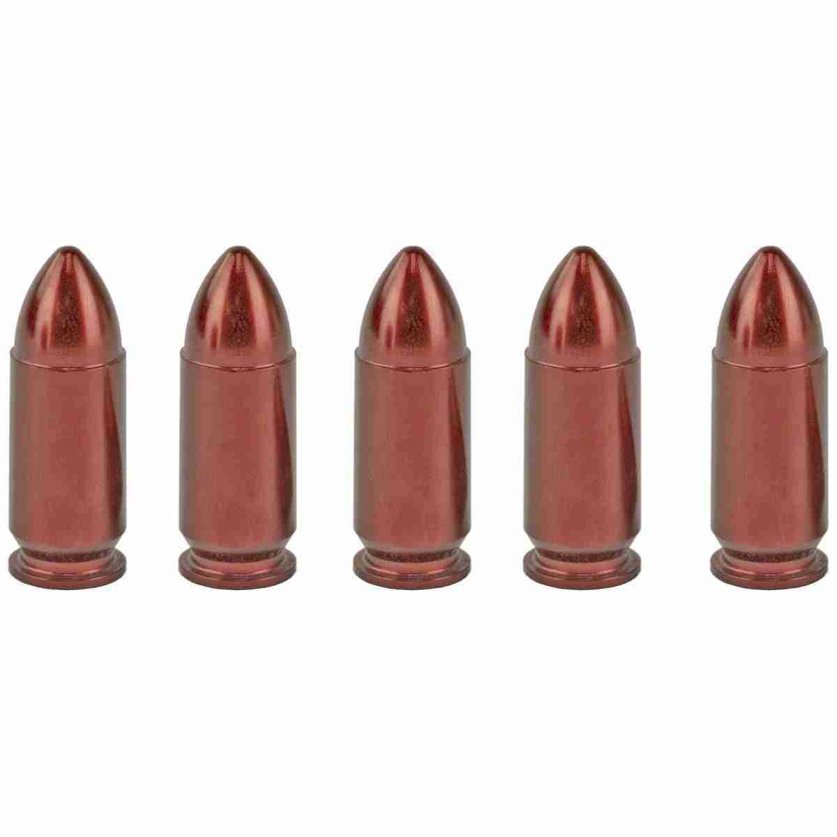 A-Zoom 5 Pack - 9mm Red A-Zoom Snap Caps - $26.99 at 3CR Tactical 