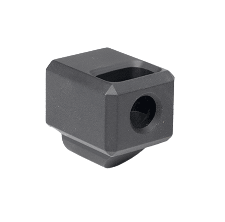 3Cr Tactical 9mm Single-Port Compensator - 1/2x28 for Glock 17 / 19 / 26 - $39.00 at 3CR Tactical 