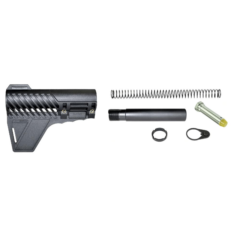 Presma AR-15 Pistol Blade Stabilizer & Buffer Tube Kit - 5 Piece - $48.33 at 3CR Tactical 