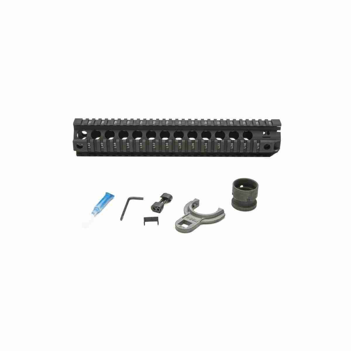 Bravo Company Usa Bravo Company Gunfighter 12" Black Quad Rail - $224.95 at 3CR Tactical 