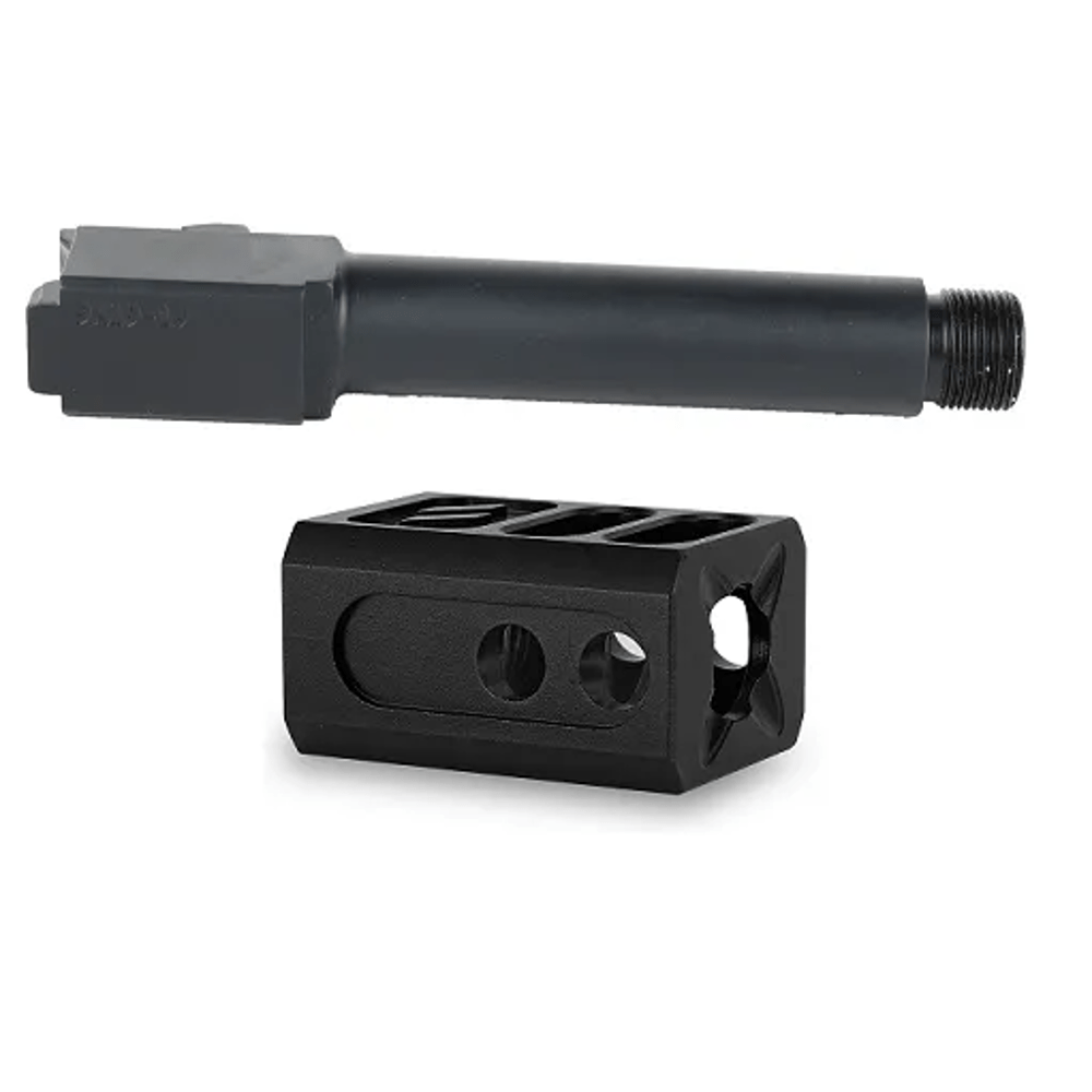 3Cr Tactical Glock 19 Gen 3 9mm Threaded Barrel + Micro Comp Combo - 1/2x28 - $78.25 at 3CR Tactical 