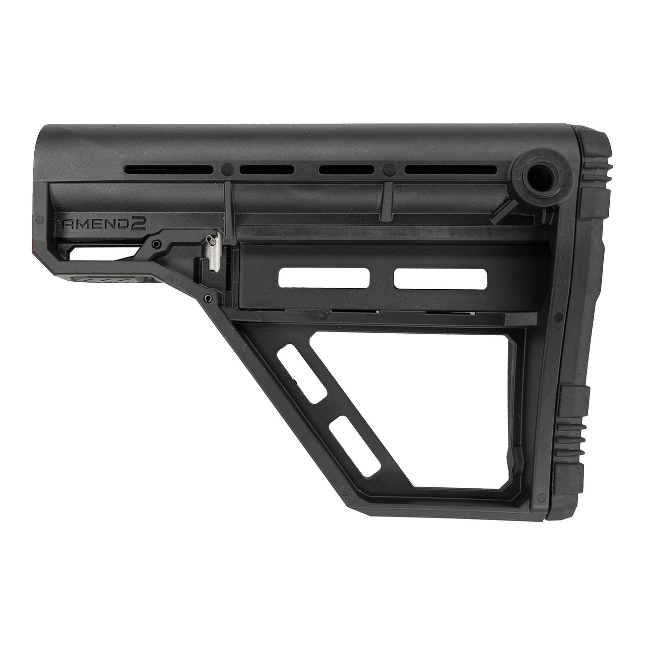 Amend2 Black Modular Mil-Spec Base Carbine Stock