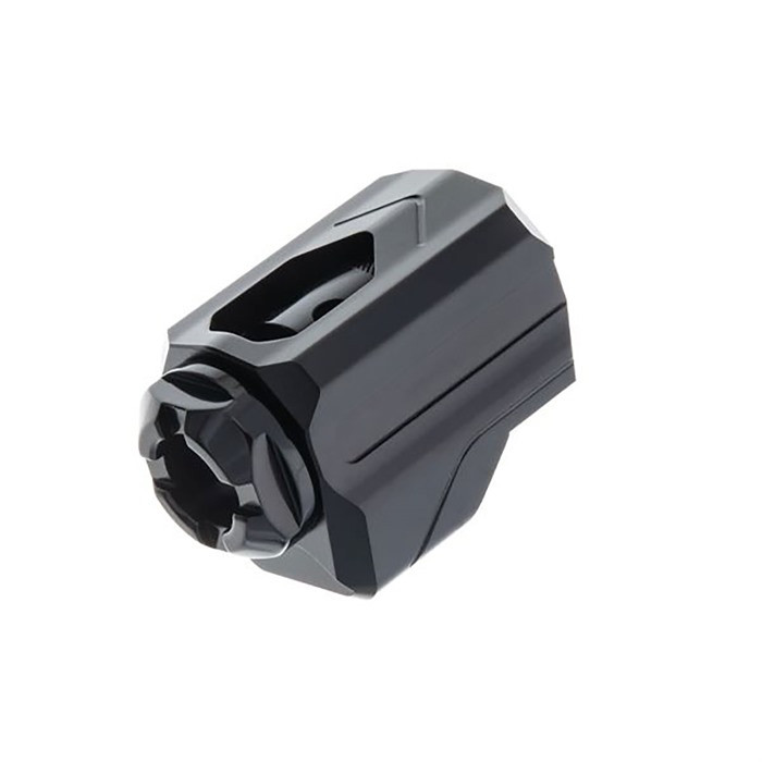 Tyrant Designs Cnc Llc Tyrant Designs Uni-Comp 9mm Compensator - Universal 1/2x28, Black - $107.99 at 3CR Tactical 