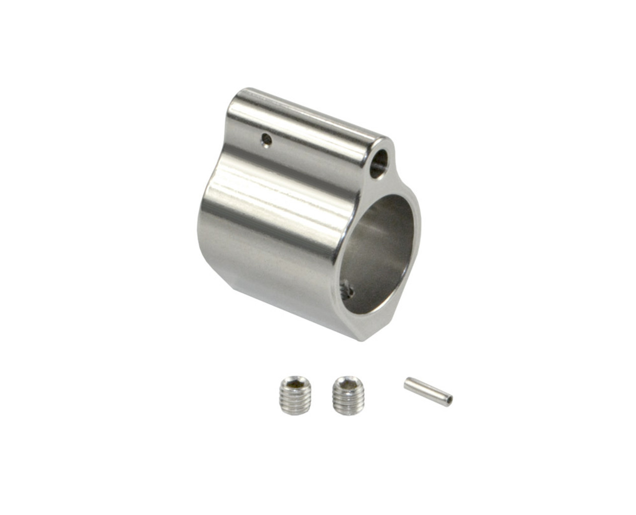 Presma .750 Low Profile Gas Block - Stainless Steel, Set Screw