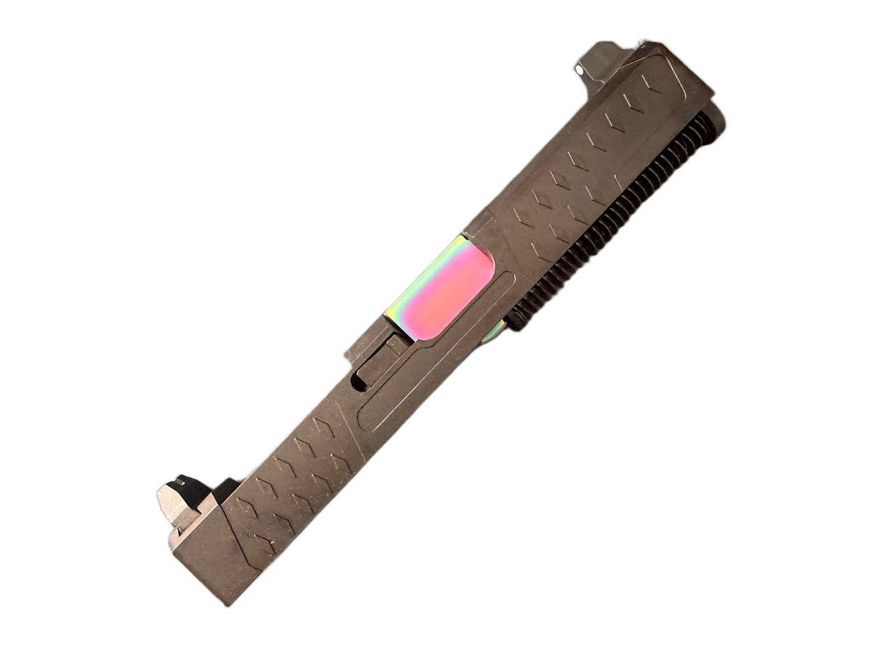 3CR Tactical  Assembled Diamond RMR Slide for Glock 19 Gen 3 - Rainbow Barrel - $200.99 at 3CR Tactical 