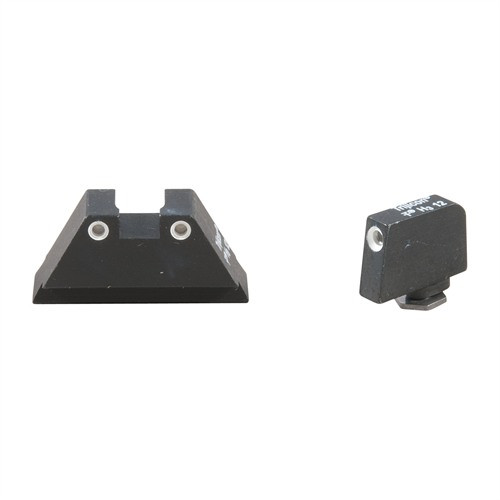 XL Optic Complement 3-Dot Tritium/White Outline Sight Set - .315" Front / .394" Rear