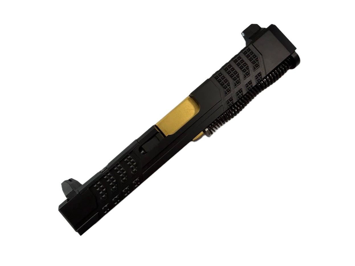 3Cr Tactical Assembled RMR Slide for Glock 19 Gen 3 - TiN, Tall Sights - $235.00 at 3CR Tactical 