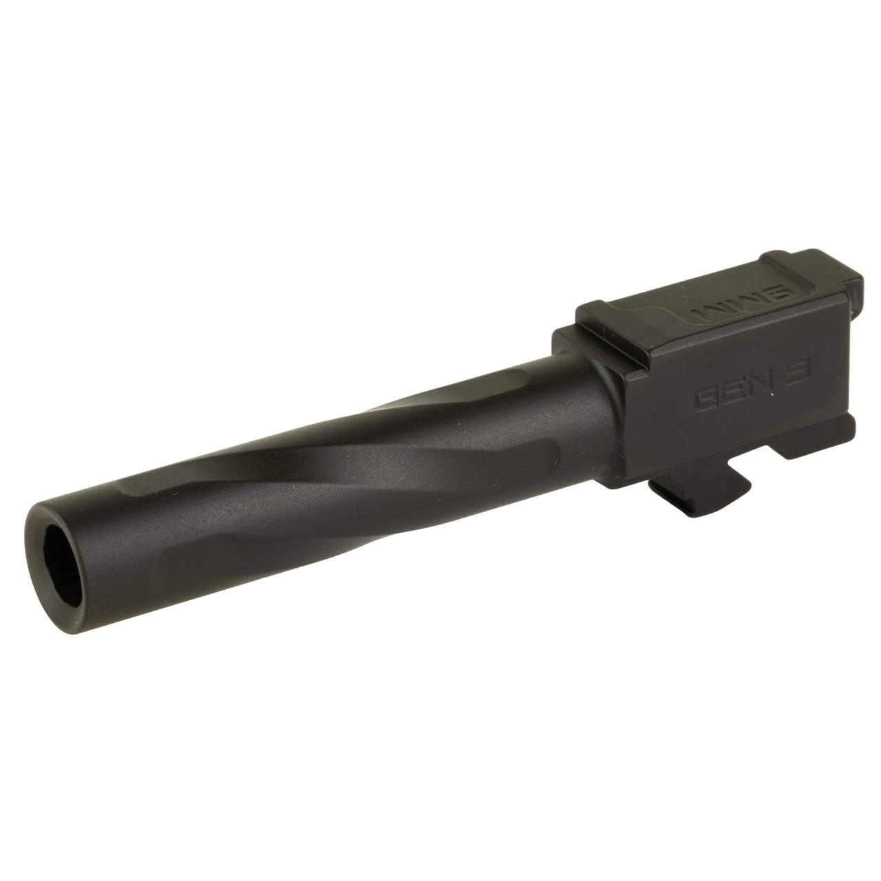 Zaffiri Precision 9mm Match Barrel for Glock 19 Gen 5 - 3.95", Black