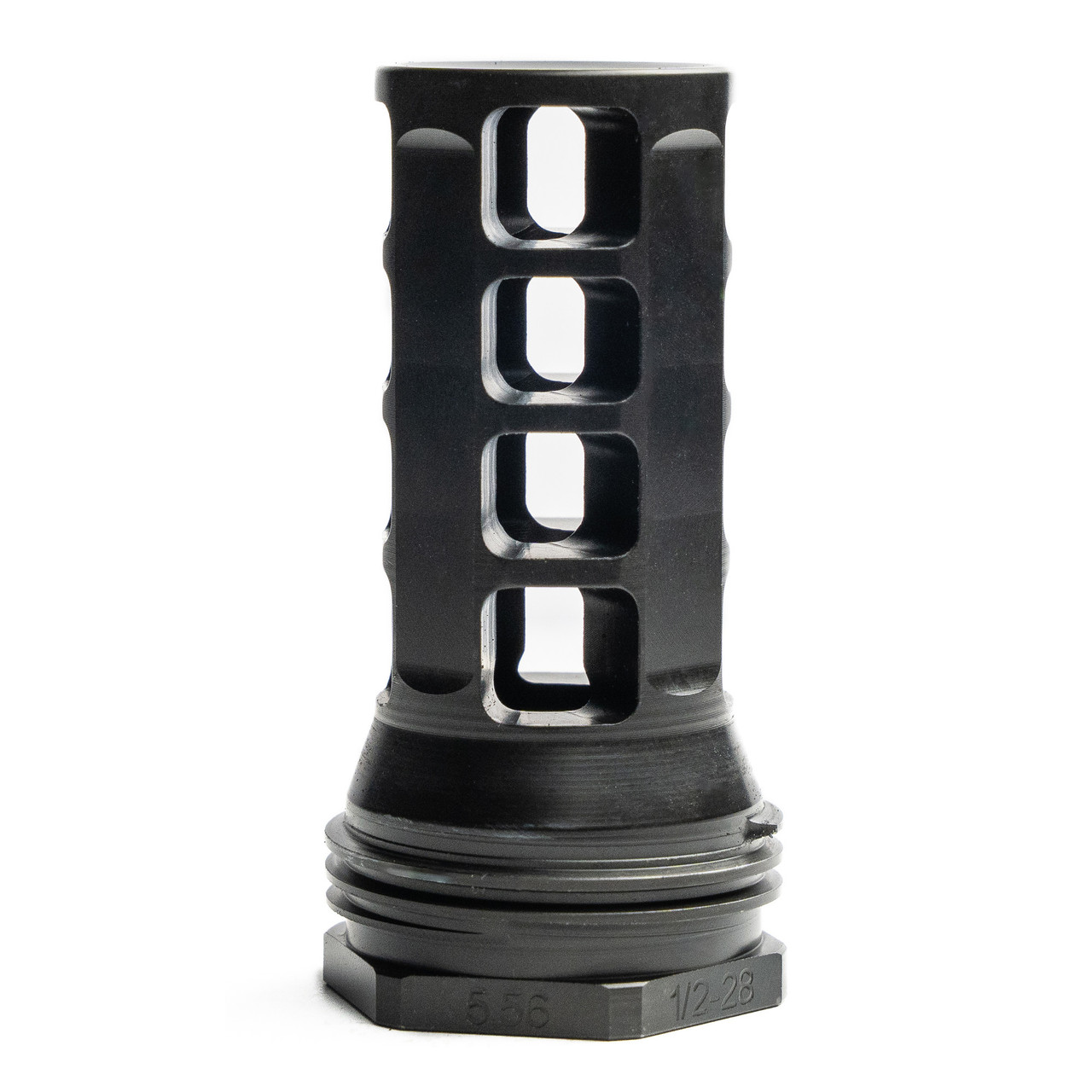 Huxwrx Safety Co. HUX Muzzle Brake QD 338 3/4X24 Black - $183.00 at 3CR Tactical 