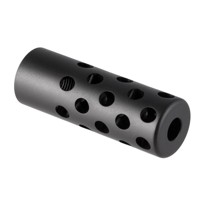 Gentry Custom Quiet Muzzle Brake 6.5 Caliber 5/8-24 Steel Matte Blued - $164.99 at 3CR Tactical 