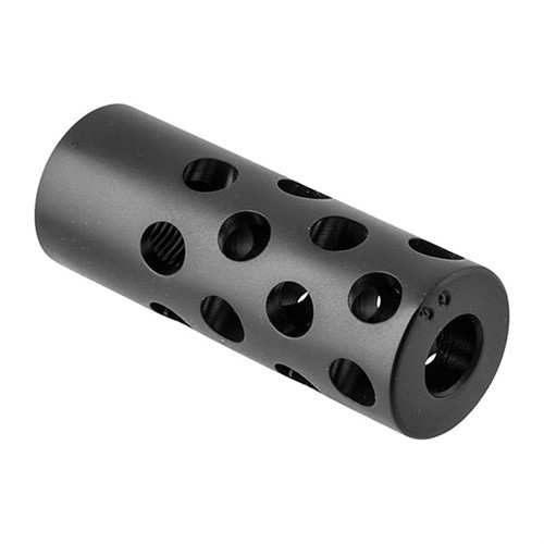 Gentry Custom Quiet Muzzle Brake 30 Caliber 1/2-28 Steel Matte Blued - $154.99 at 3CR Tactical 