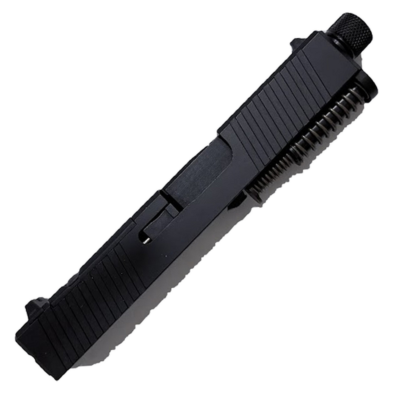3Cr Tactical Assembled Windowed Nitride Slide for Glock 43/43X - Threaded Barrel, Standard Sights - $249.99 at 3CR Tactical 