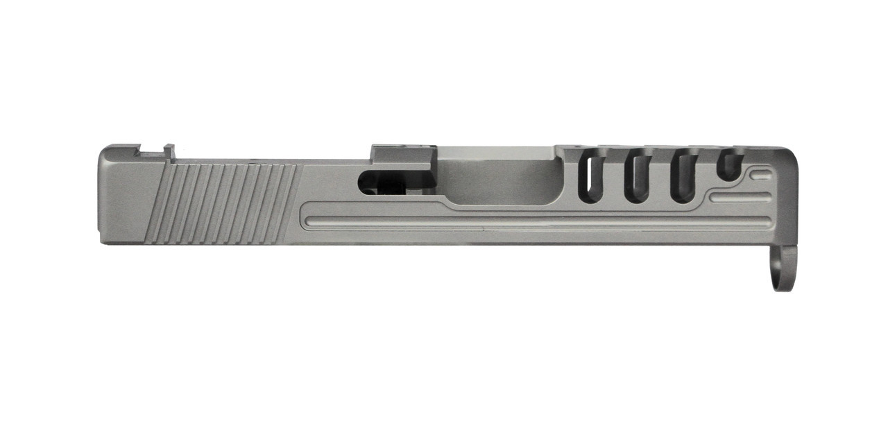 AlphaWolf Signature Series Bare Slide for Glock 26 Gen 4 - Ported, RMR Cut