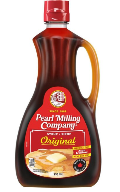 Pearl Milling Company (Aunt Jemima) Pouring Syrup- 710ml