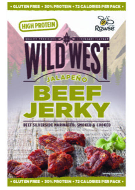 Wild West Honey Jalapeno Beef Jerky - 25g